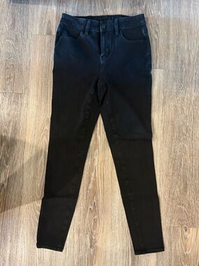 American Eagle Outfitters Black Skinny High-Rise Jeans